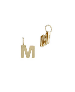 14K Gold Initial Charm | Online Exclusive